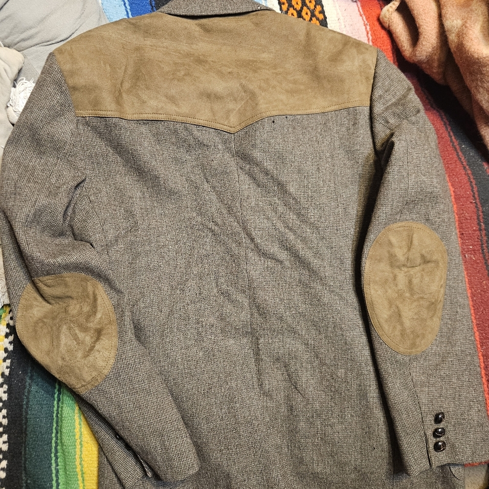 Pendleton Western Sport Jacket Wooland Suede Esta… - image 5
